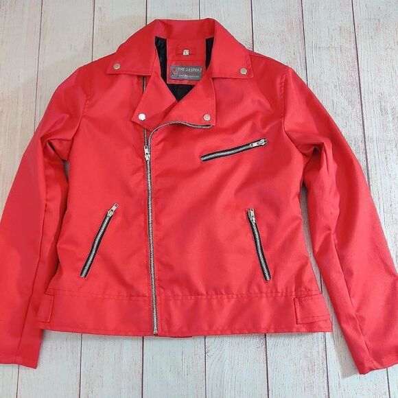 The Jasperz Southside Serpents Red Moto Jacket sz L - Picture 5 of 10